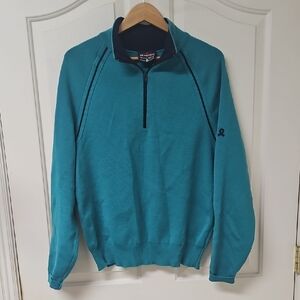 Vintage Demetre 1/4 Zip Wool Ski Sweater